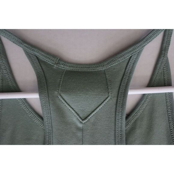 Nike Air Jordan FN5694-304 Women's Sz Medium Jade Green Slim Knit Dress - Picture 9 of 13